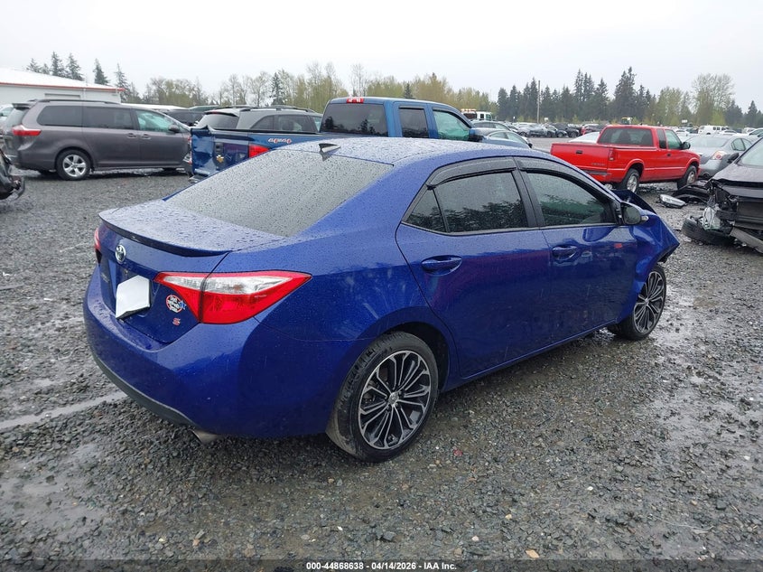 2015 Toyota Corolla 1.8 S Plus blue Lot 111044868638 Vin 5YFBURHE1FP240576