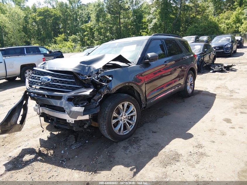 2020 Ford Explorer 2.3 Xlt Grey Lot 111044868662 Vin 1FMSK7DH4LGB55847