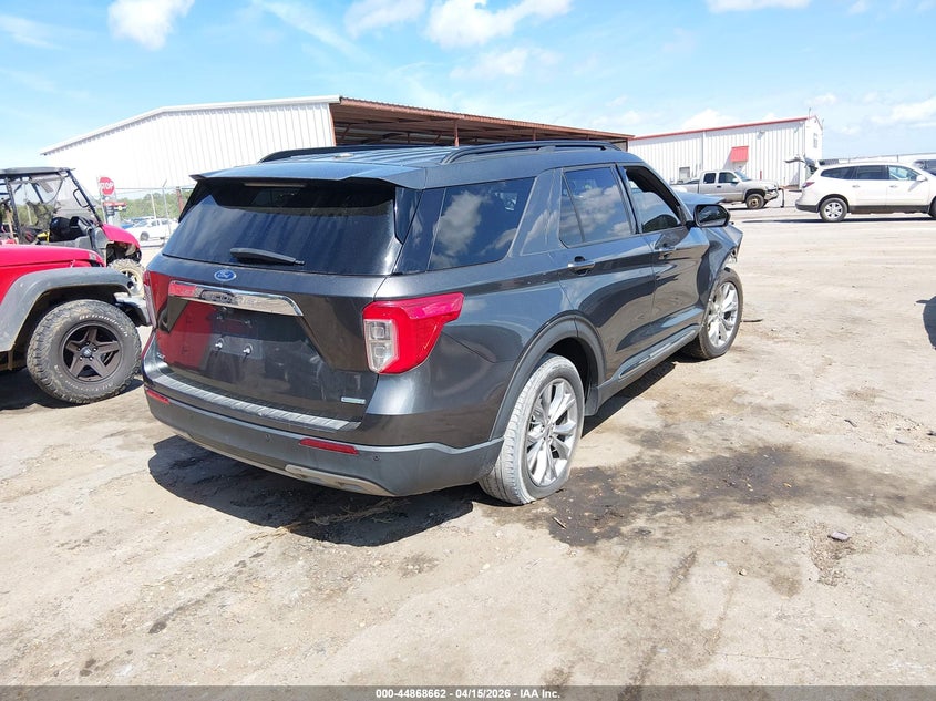2020 Ford Explorer 2.3 Xlt grey Lot 111044868662 Vin 1FMSK7DH4LGB55847
