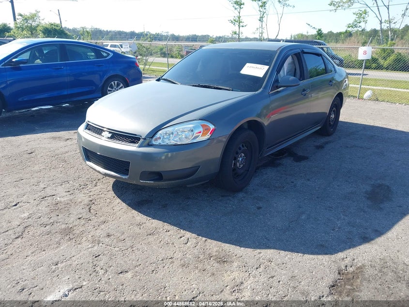 2014 Chevrolet Impala 3.6 Limited Police grey Lot 111044868682 Vin 2G1WD5E39E1132158