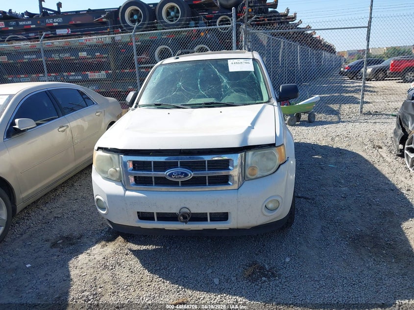 2012 Ford Escape 2.5 Xlt white Lot 111044868706 Vin 1FMCU0D74CKB09994