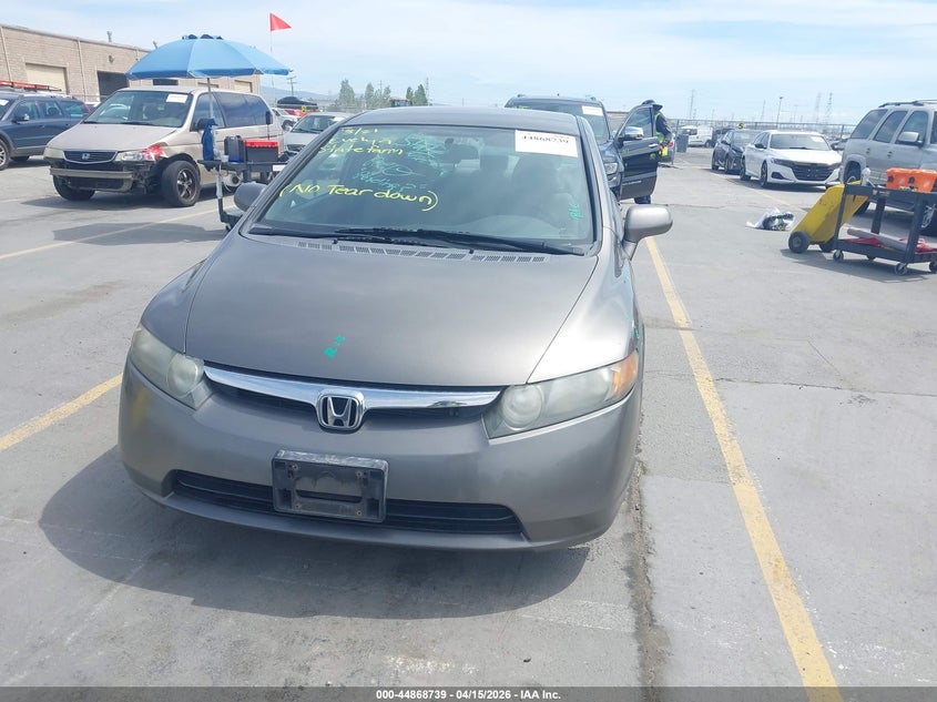 2008 Honda Civic Lx VIN: 2HGFA16588H313886 Lot: 44868739