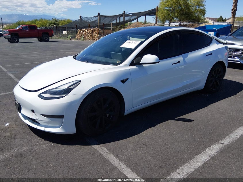 5YJ3E1EA4MF075667 2021 Tesla Model 3 Standard Range Plus Rear-Wheel Drive white