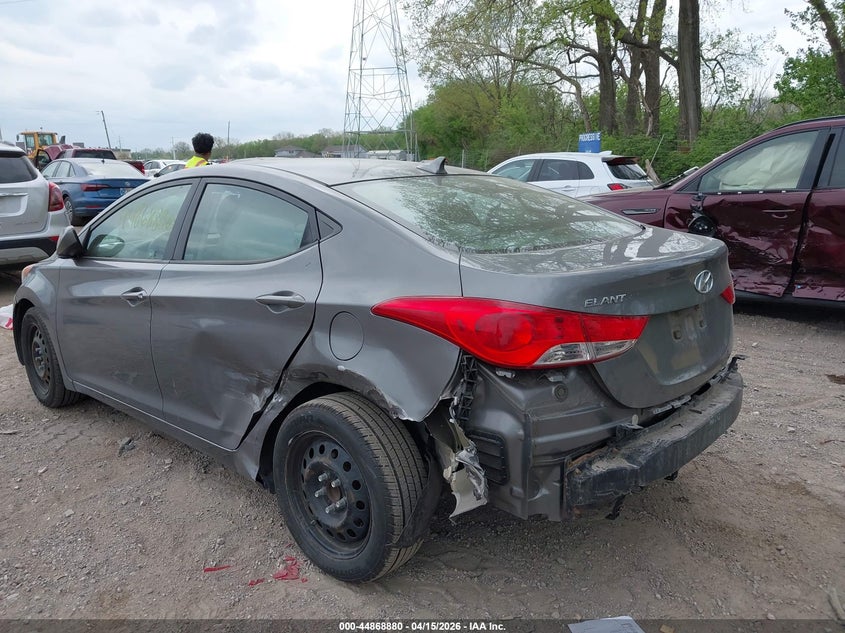 2012 Hyundai Elantra Gls VIN: 5NPDH4AE3CH067534 Lot: 44868880