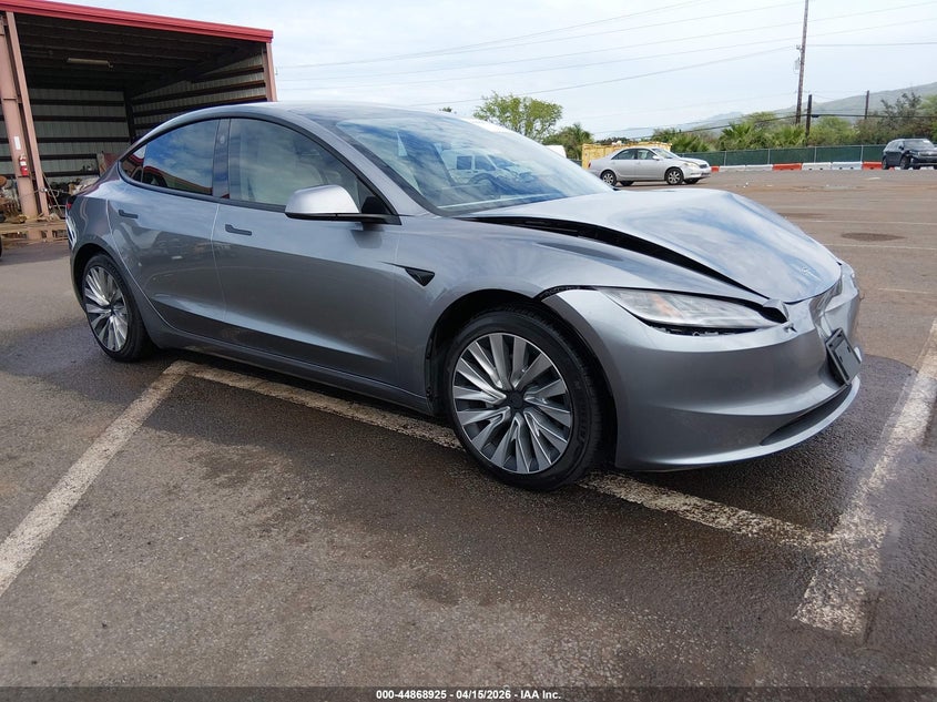 2025 Tesla Model 3 Long Range Rear-Wheel Drive/Standard Rear-Wheel Drive grey Lot 111044868925 Vin 5YJ3E1EA2SF899812