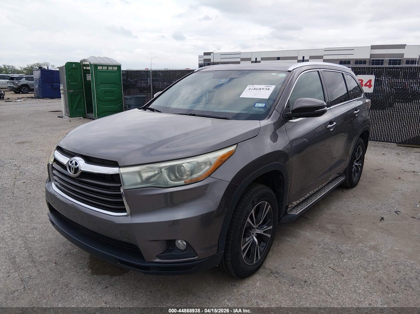 2016 Toyota Highlander Xle V6 5TDKKRFH8GS127123 photo 1