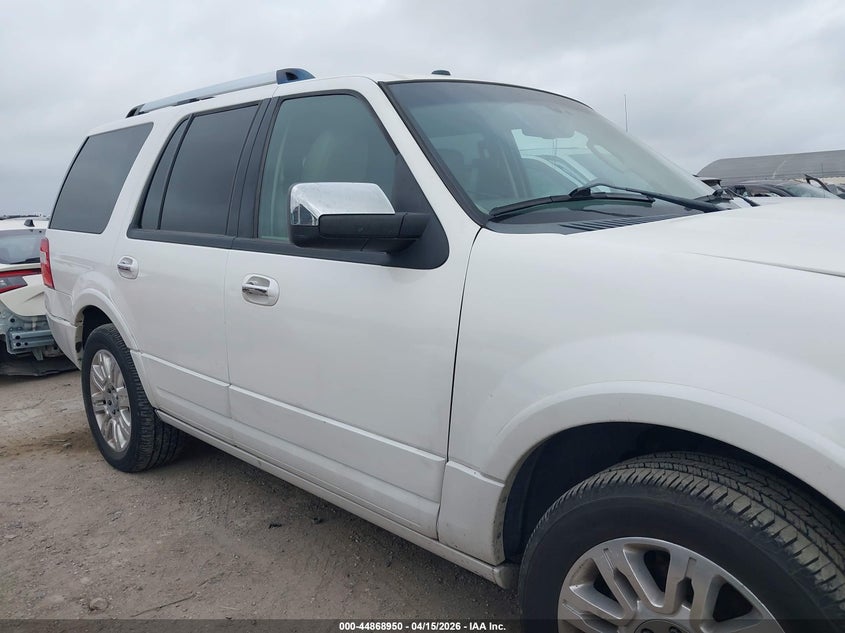 2014 Ford Expedition 5.4 Limited white Lot 111044868950 Vin 1FMJU2A50EEF44325