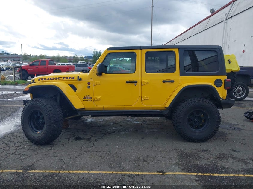 2021 Jeep Wrangler Unlimited Rubicon 4X4 VIN: 1C4JJXFM0MW707381 Lot: 44869000