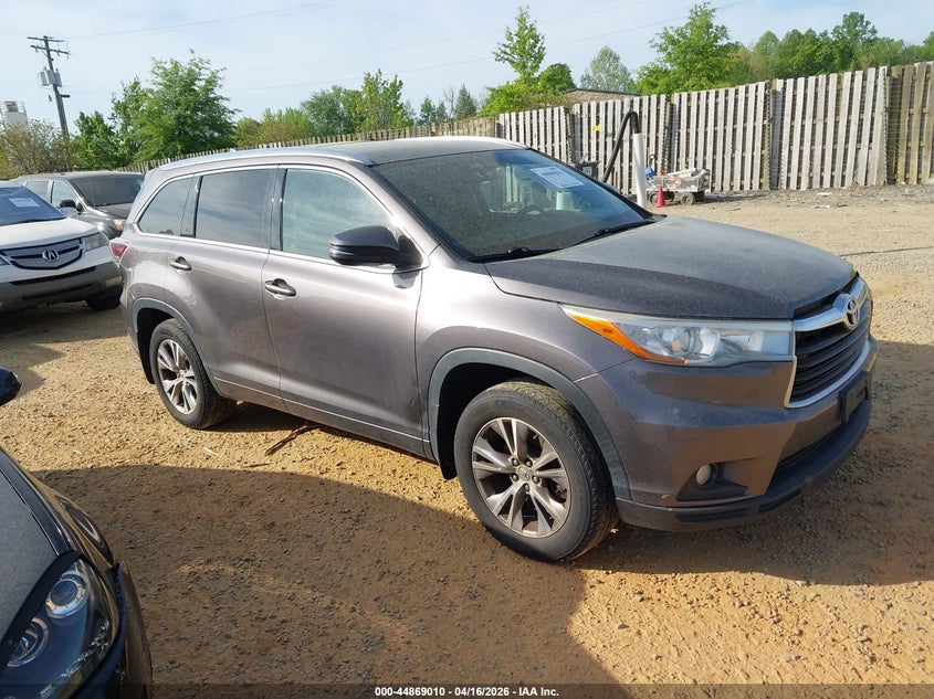 2015 Toyota Highlander Xle V6