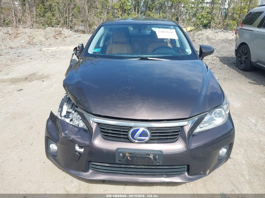 2012 Lexus Ct 200H Premium VIN: JTHKD5BHXC2080458 Lot: 44869045