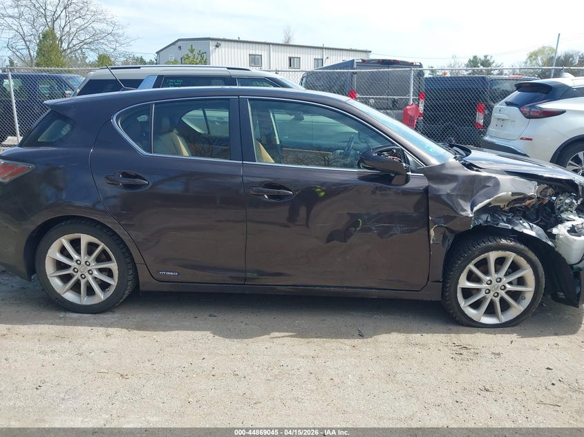 2012 Lexus Ct 200H Premium VIN: JTHKD5BHXC2080458 Lot: 44869045