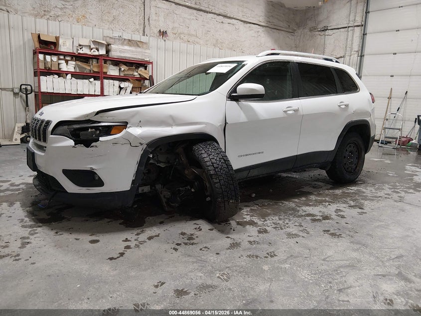 2019 Jeep Cherokee 2.4 Latitude 4X4 white Lot 111044869056 Vin 1C4PJMCB4KD286852