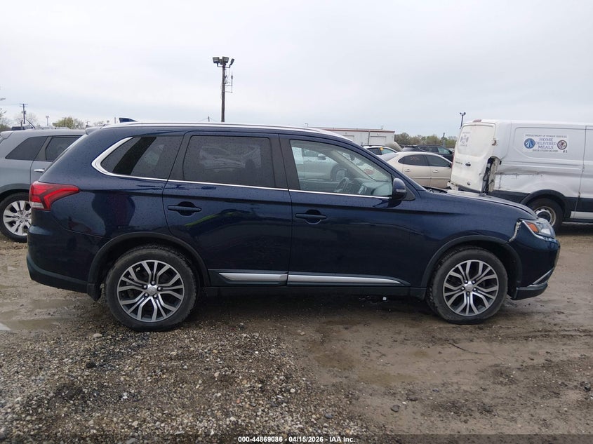 2017 Mitsubishi Outlander 2.4 Se/Sel blue Lot 111044869086 Vin JA4AZ3A36HZ030142