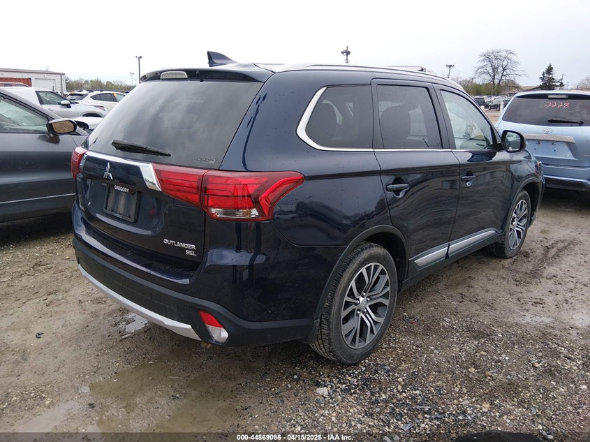 2017 Mitsubishi Outlander 2.4 Se/Sel blue Lot 111044869086 Vin JA4AZ3A36HZ030142