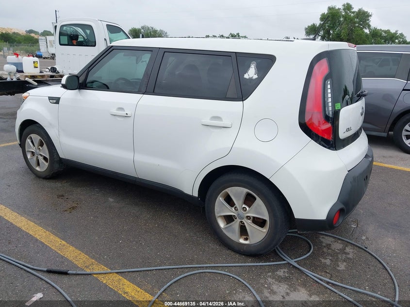 Vin: kndjn2a21e7008186, lot: 45366446, kia soul 20143