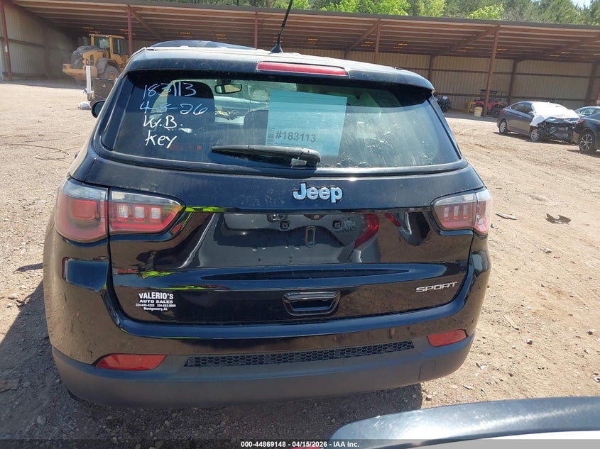2018 Jeep Compass Sport Fwd VIN: 3C4NJCAB5JT468508 Lot: 44869148