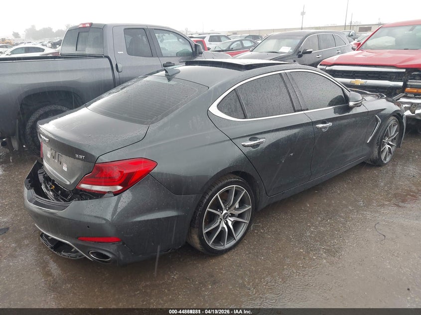 VIN KMTG34LE2KU014855 2019 GENESIS G70 3.3T DESIGN