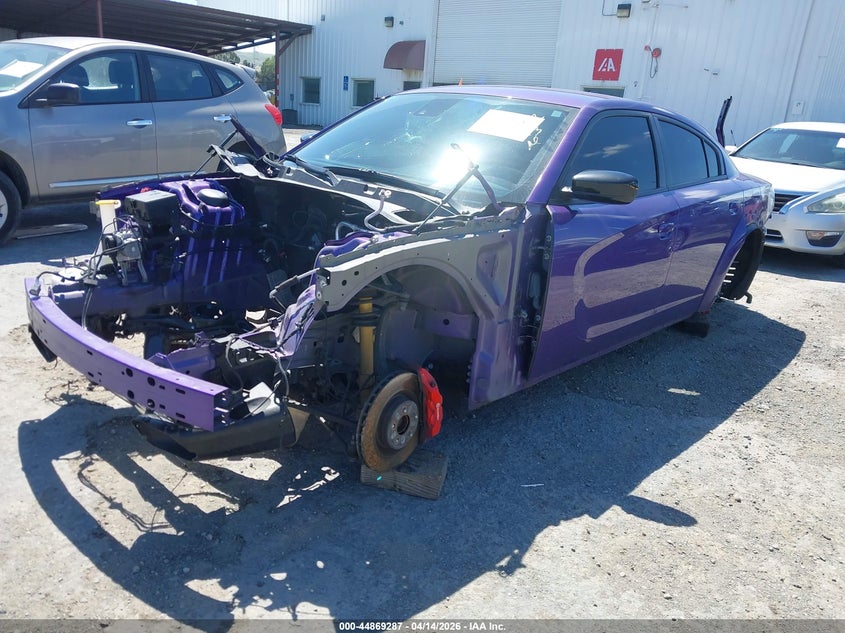 2023 Dodge Charger 6.4 Scat Pack Widebody purple Lot 111044869287 Vin 2C3CDXGJ5PH634908