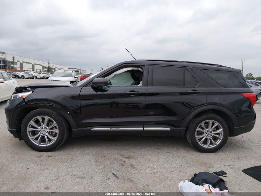 2020 Ford Explorer 2.3 Xlt black Lot 111044869391 Vin 1FMSK7DH8LGC27598