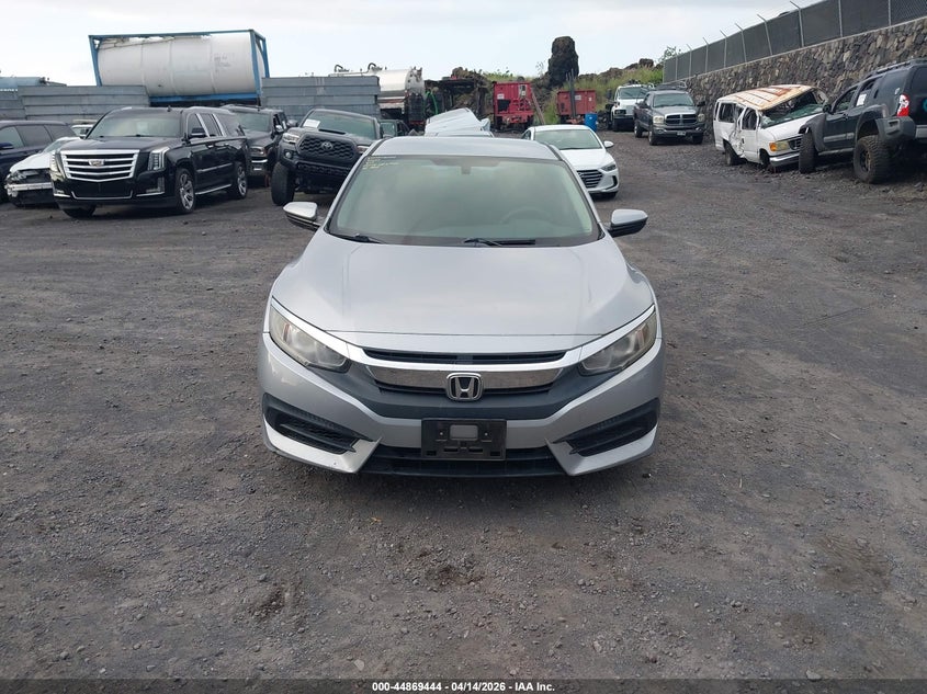 2017 Honda Civic 2.0 Lx silver Lot 111044869444 Vin 19XFC2E59HE066258