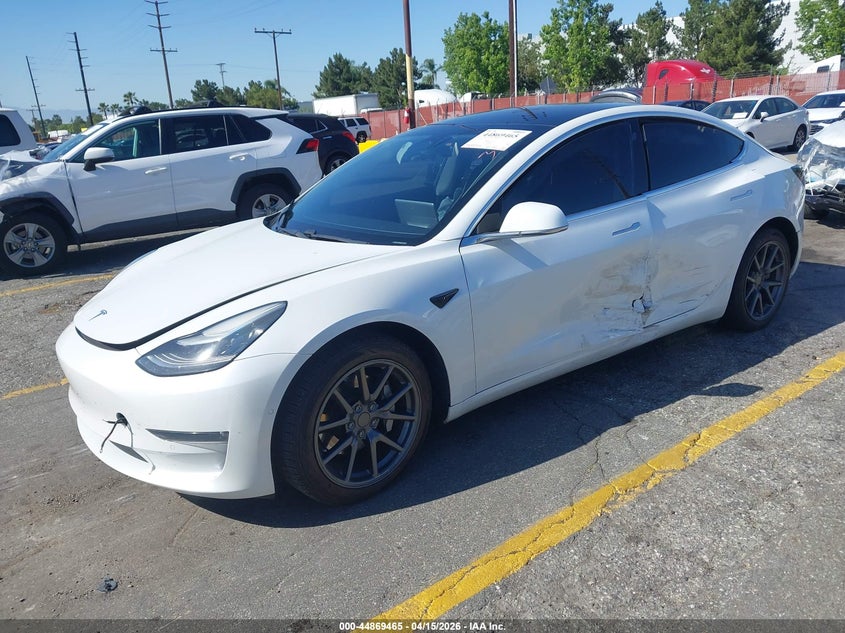 2019 Tesla Model 3 Long Range/Performance white Lot 111044869465 Vin 5YJ3E1EB8KF511328