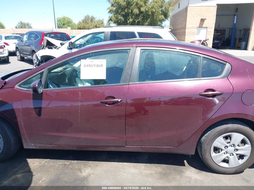 2018 Kia Forte Lx VIN: 3KPFK4A7XJE254962 Lot: 44869468