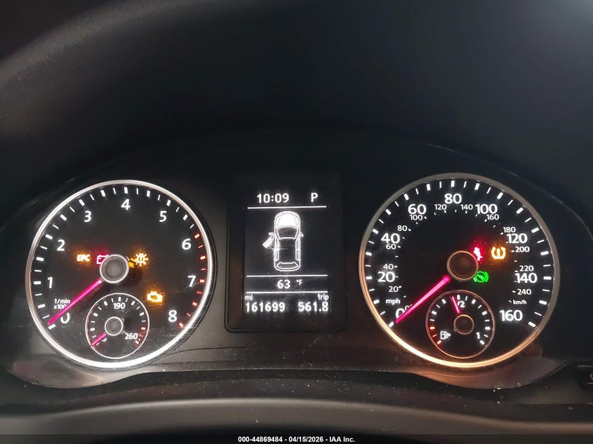 2016 Volkswagen Tiguan S VIN: WVGBV7AX0GW576138 Lot: 44869484