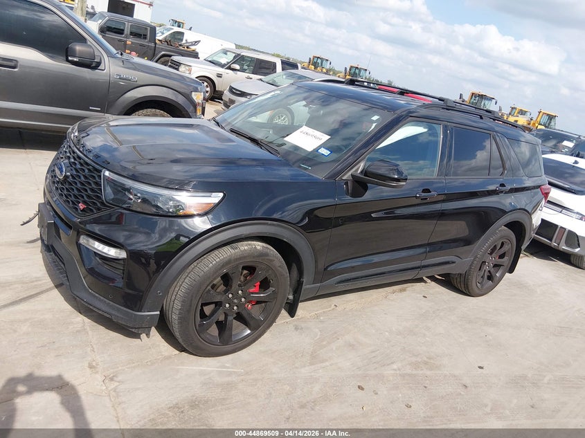 2023 Ford Explorer 3.0 St black Lot 111044869509 Vin 1FM5K8GC6PGC15846