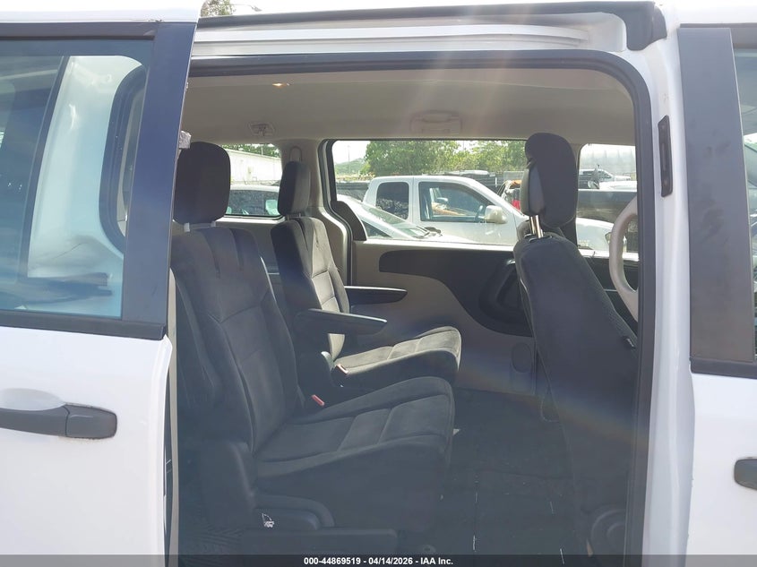2014 Dodge Caravan 3.6 Grand American Value Pkg white Lot 111044869519 Vin 2C4RDGBG7ER250539