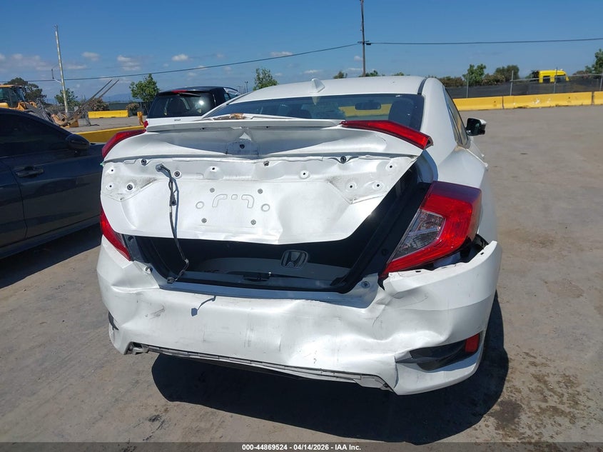 2017 Honda Civic 1.5 Ex-T white Lot 111044869524 Vin 19XFC1F31HE211381