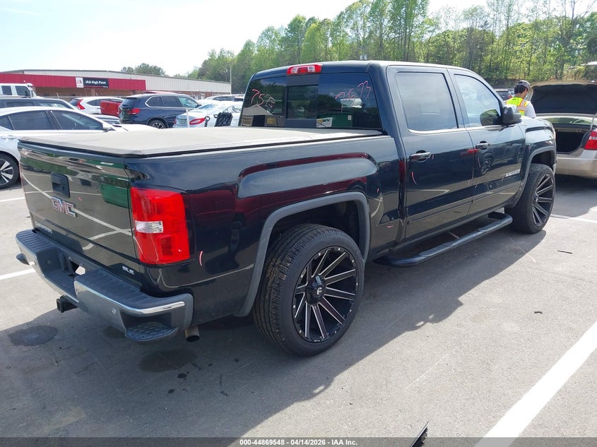 2015 Gmc SIERRA 5.3 Sle Black Lot 111044869548 Vin 3GTU2UEC8FG281197
