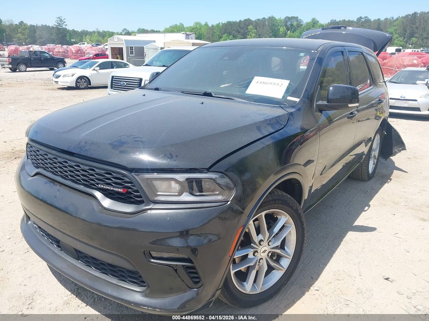 1C4RDHDGXNC218308 2022 Dodge Durango 3.6 Gt Plus Rwd black