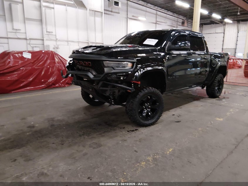 2020 Ram 1500 5.7 Ram Laramie Longhorn 4X4 5'7 Box black Lot 111044869612 Vin 1C6SRFKT9LN153094