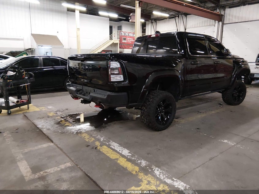 2020 Ram 1500 5.7 Ram Laramie Longhorn 4X4 5'7 Box black Lot 111044869612 Vin 1C6SRFKT9LN153094