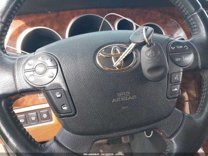 2008 TOYOTA SEQUOIA SPORT UTILITY VEHICLE 5.7L V-8 DOHC, VVT, 381HP
