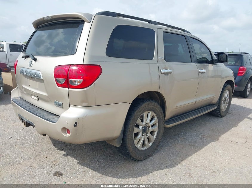 2008 TOYOTA SEQUOIA SPORT UTILITY VEHICLE 5.7L V-8 DOHC, VVT, 381HP