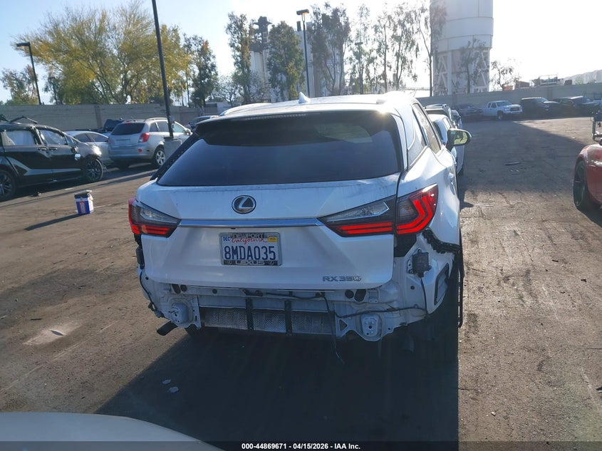 2017 Lexus Rx 3.5 Rx 350 White Lot 111044869671 Vin 2T2ZZMCA0HC048247