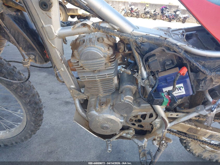 2008 Honda Crf230 L VIN: JH2MD371X8K002481 Lot: 44869672