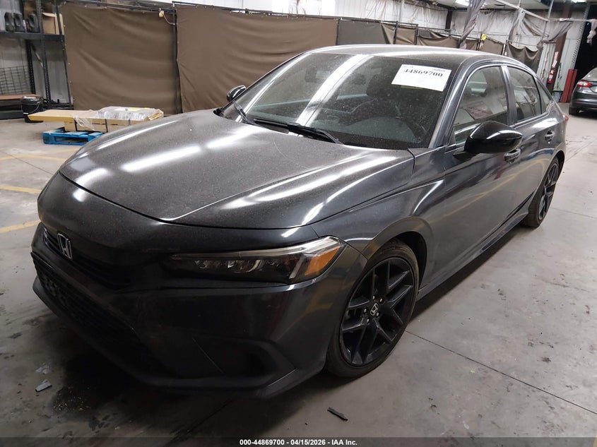 2023 Honda Civic 2.0 Sport grey Lot 111044869700 Vin 2HGFE2F56PH511052