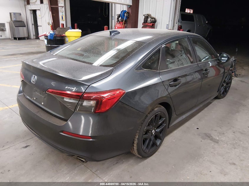 2023 Honda Civic 2.0 Sport grey Lot 111044869700 Vin 2HGFE2F56PH511052