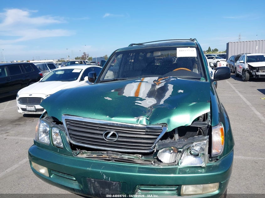 2002 Lexus Lx 470 VIN: JTJHT00W823518922 Lot: 44869703