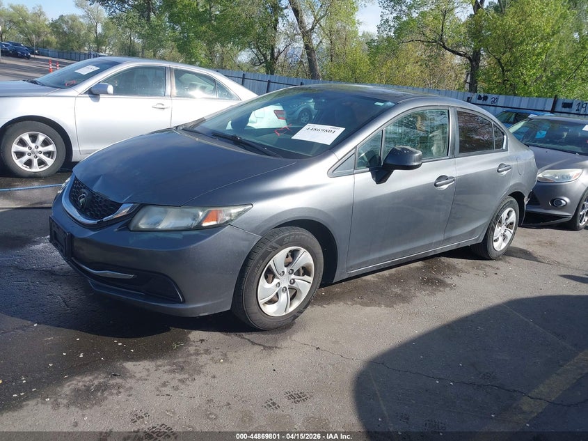 19XFB2F52DE272680 2013 Honda Civic 1.8 Lx Grey
