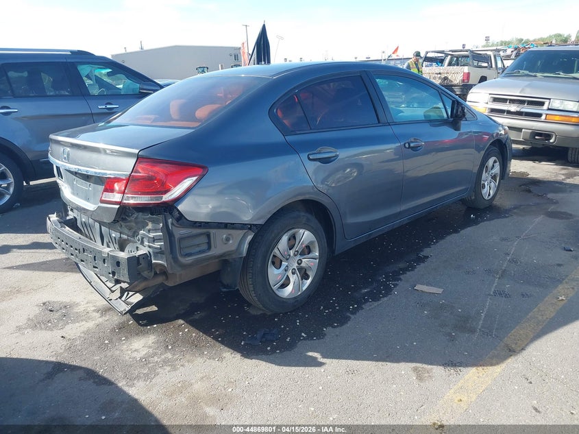 19XFB2F52DE272680 2013 Honda Civic 1.8 Lx Grey