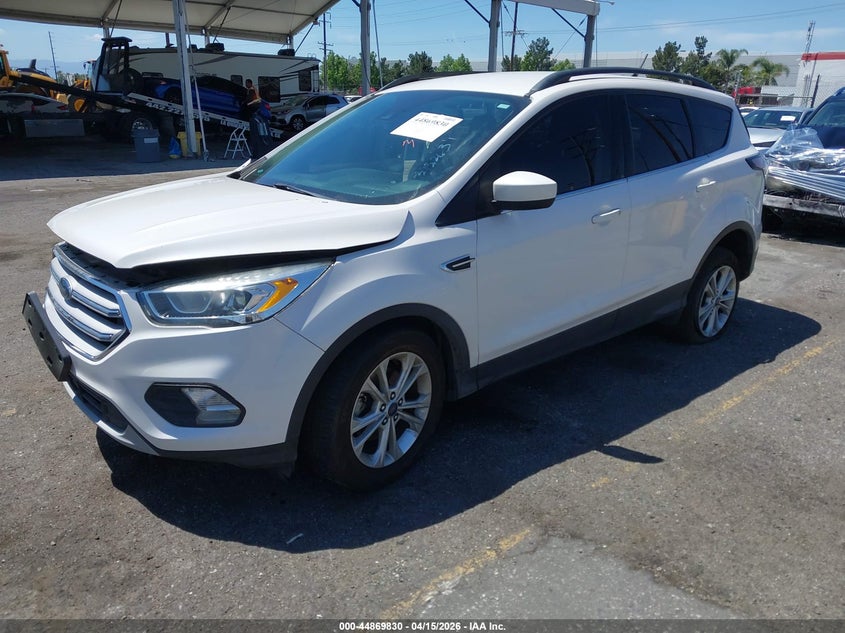 2018 Ford Escape 1.5 Sel white Lot 111044869830 Vin 1FMCU0HD2JUA64748