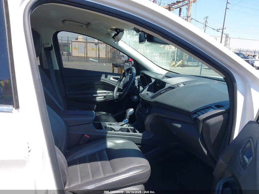 2018 Ford Escape 1.5 Sel white Lot 111044869830 Vin 1FMCU0HD2JUA64748