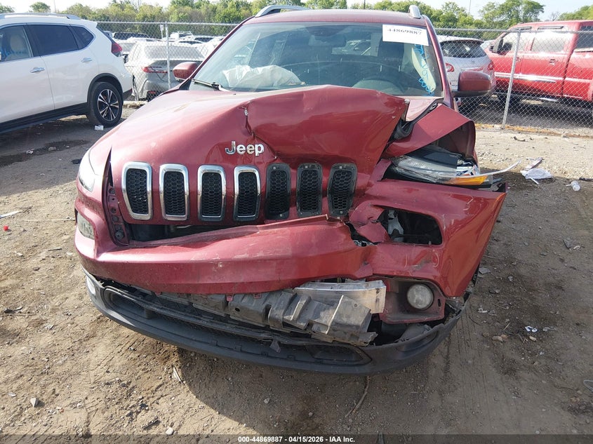2017 Jeep Cherokee 2.4 Latitude Fwd brown Lot 111044869887 Vin 1C4PJLCB0HW643452