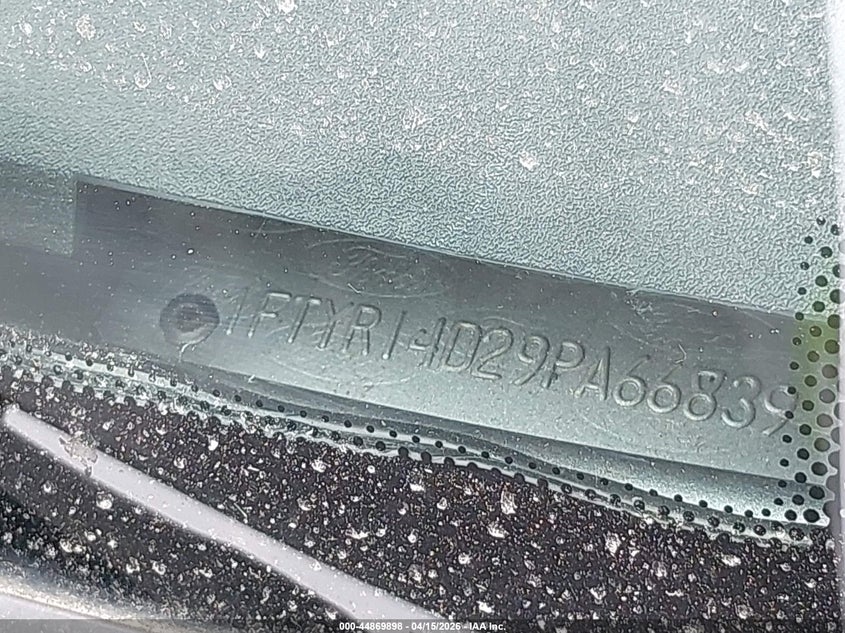 2009 Ford Ranger Xl/Xlt VIN: 1FTYR14D29PA66839 Lot: 44869898