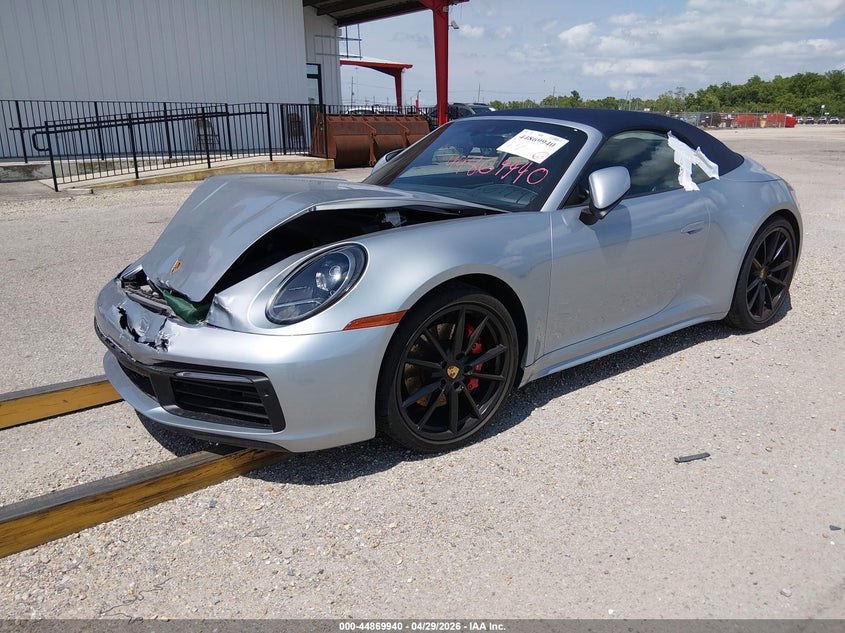Vin: wp0cb2a92ls263891, lot: 45367251, porsche 911 carrera 4s cabriolet/carrera s cabriolet 20202
