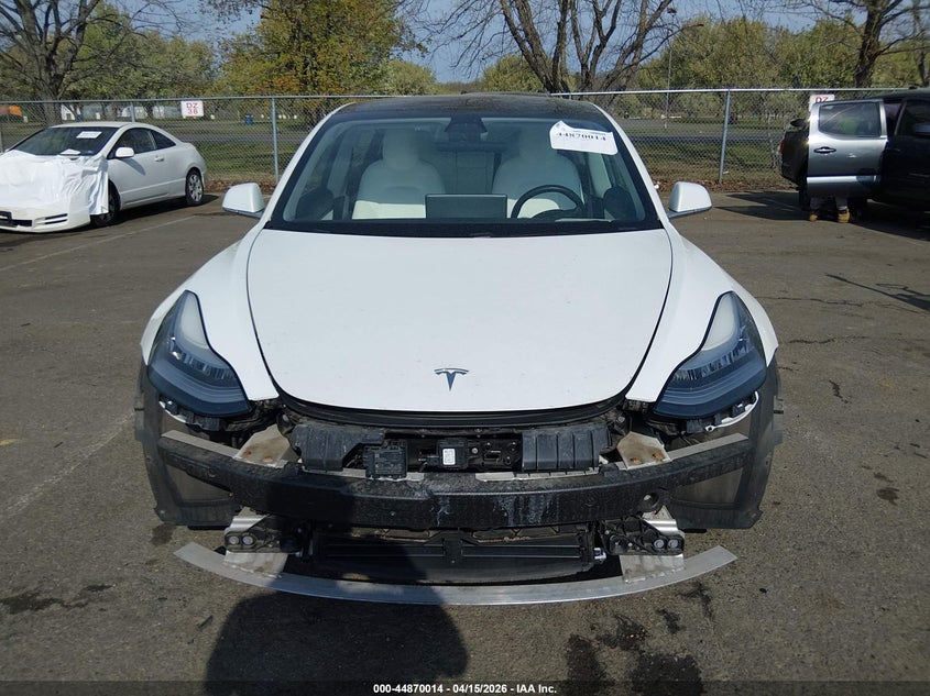 2018 Tesla Model 3 Long Range/Performance white Lot 111044870014 Vin 5YJ3E1EB0JF086007