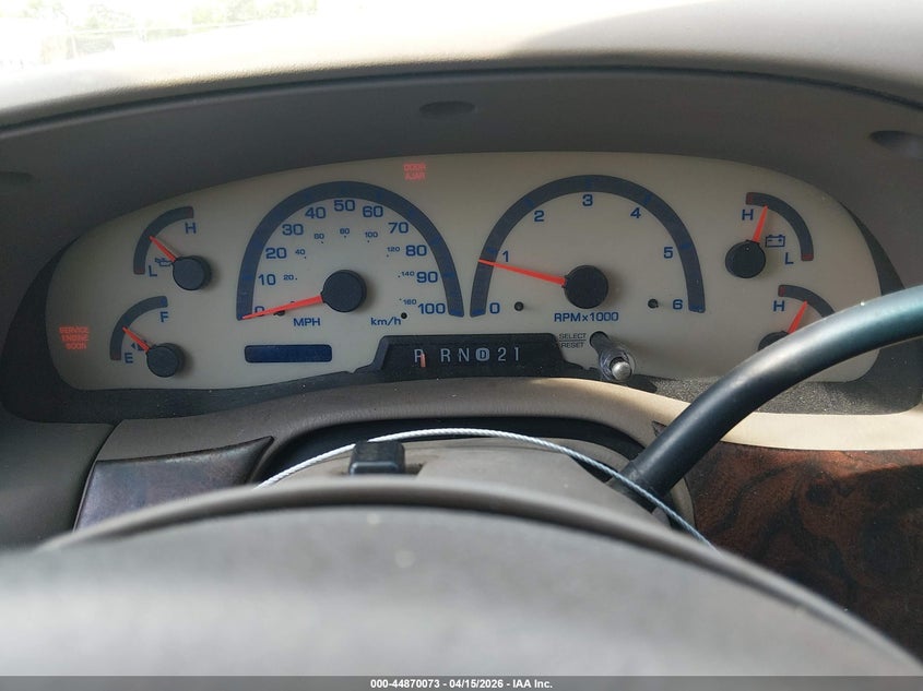 2000 Ford F-150 Lariat/Work Series/Xl/Xlt VIN: 1FTRX17L8YKA61945 Lot: 44870073